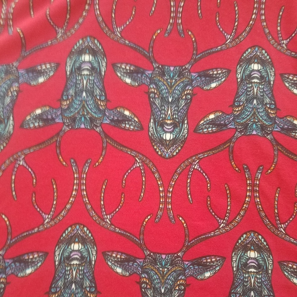 Lularoe Maxi Geometric Deer